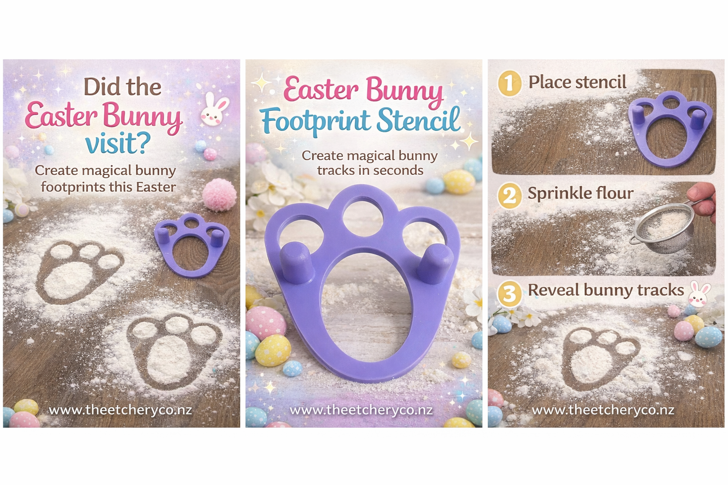 Easter Bunny Footprint Maker