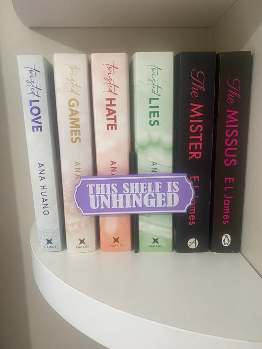 Shelf Sass – Custom Bookshelf Signs