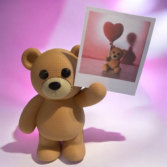 Knitted Photo Bear