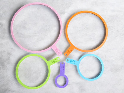 Flower Sizing Hoops Set™ - by The Etchery & Co™