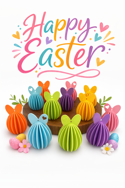 Easter Bunny Decor Set