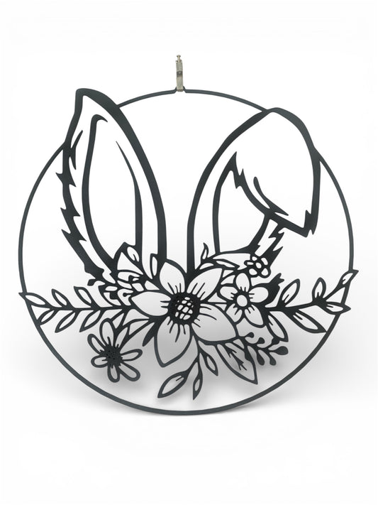 Blooming Bunny Wreath