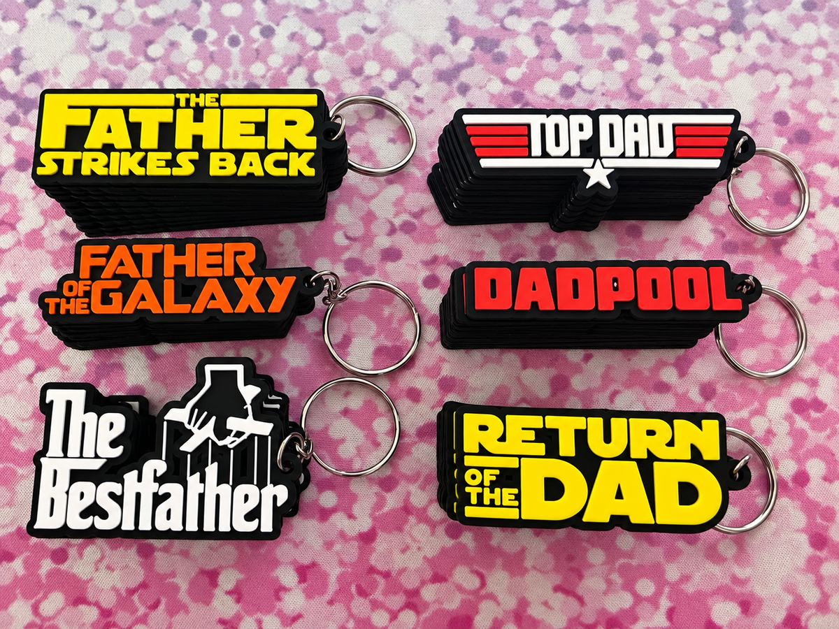 Movie Fan Dad Keyrings