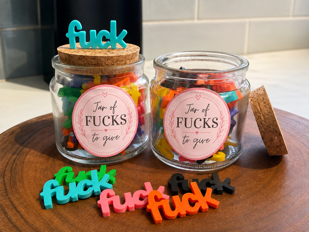 Jar of F@$ks - Novelty Gift Jar