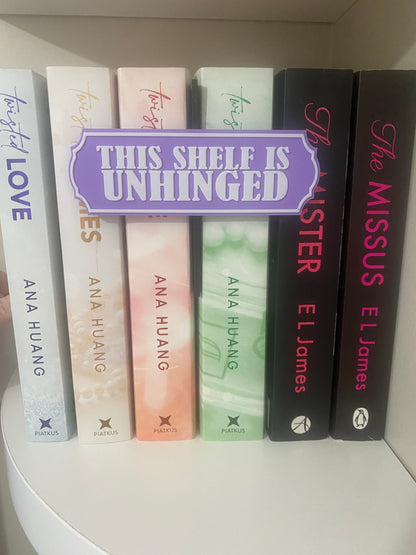 Shelf Sass – Custom Bookshelf Signs