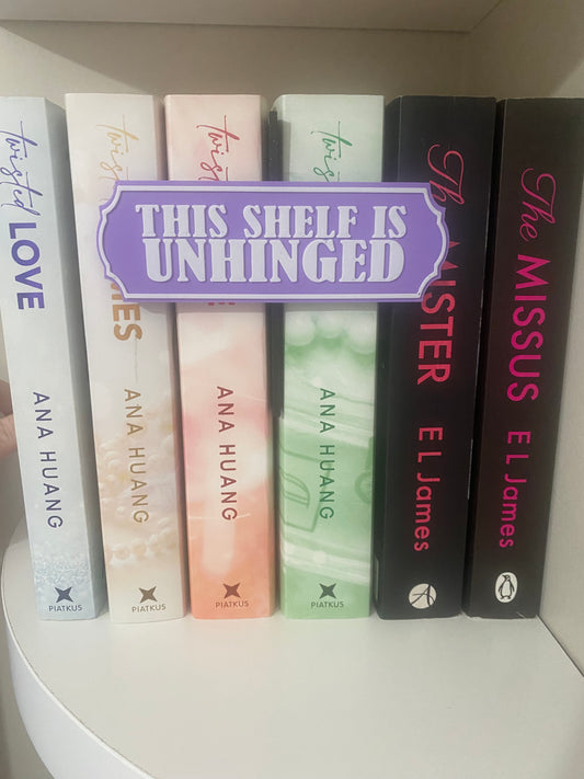 Shelf Sass – Custom Bookshelf Signs