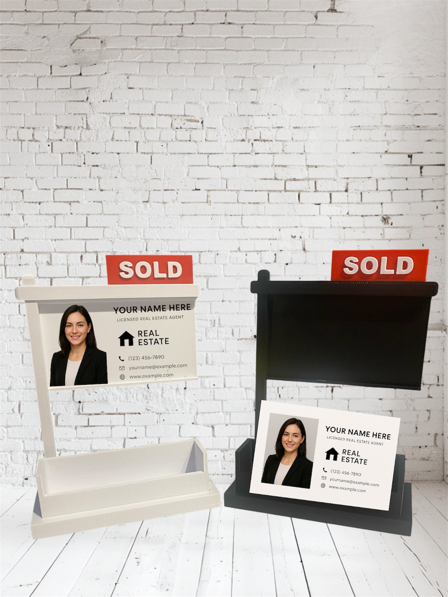 Realtors Business Card Stand