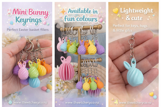 Mini Bunny Keyrings